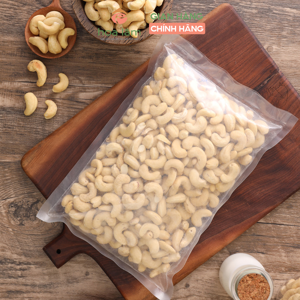 Điều tươi nguyên hạt Hoa Lâm, giàu dinh dưỡng dùng làm bánh, sữa hạt hỗ trợ giảm cân 500gr